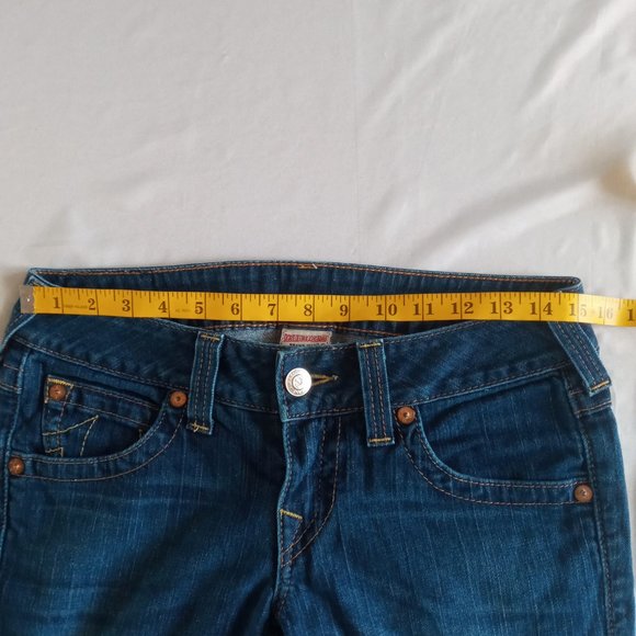 True Religion Julie Low rise straight leg dark wash Jeans Size 29 - Picture 7 of 10